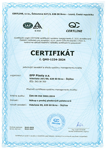 Certifikát