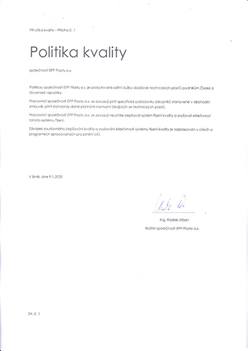 Politika kvality